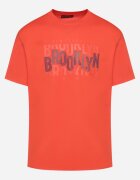 glo-story Tricou Portocaliu din bumbac cu inscripție Sunviera