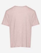 glo-story Tricou Roz deschis cu Buzunar Decorativ Uliadoretia