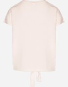 glo-story Tricou roz deschis din bumbac cu legătură decorativă Sunitra