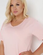 glo-story Tricou Roz deschis Genilin
