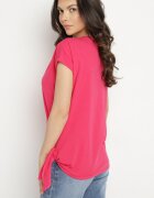 glo-story Tricou Roz Din bumbac cu Legătură Falmio