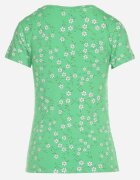 glo-story Tricou Verde din Bumbac cu Flori Savilisse