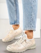 gogo gogo Adidași aurii cu fermoar decorativ Eblerria