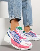 gogo gogo Adidași Fucsia în Stil Streetwear cu Talpă Groasă cu Ștanțări Siltewi