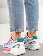 gogo gogo Adidași Fucsia în Stil Streetwear cu Talpă Groasă cu Ștanțări Siltewi