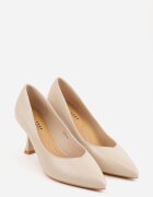 gogo gogo Pantofi stiletto Bej cu toc stiletto cu formă conică Kowena