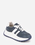 goodin Adidași bleumarin din piele cu talpă groasă Cezelina