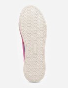 goodin Adidași Fucsia din Piele Naturală cu Perforații și Motiv cu Pene Riosinda