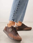 goodin Adidași Maro Din Piele cu Decorațiune Metalică Rioneira