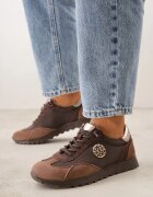 goodin Adidași Maro Din Piele cu Decorațiune Metalică Rioneira