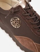 goodin Adidași Maro Din Piele cu Decorațiune Metalică Rioneira