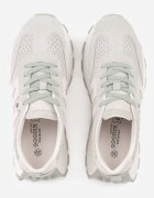 goodin Adidași verde deschis din piele întoarsă cu talpă groasă cu model geometric Zitula