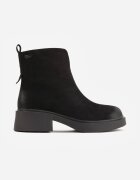 goodin Botine din piele întoarsă cu efect de uzură Nidil Negre