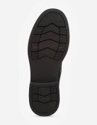 goodin Ghete din piele naturală în stil worker cu abraziuni stilizate Irlere Negre