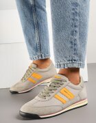 goodin Sneakers bej clasici tip tenisi cu branț din piele și piele întoarsă naturală Tilritia