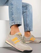 goodin Sneakers bej clasici tip tenisi cu branț din piele și piele întoarsă naturală Tilritia