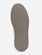 goodin Sneakers bej închis din piele întoarsă cu talpă groasă cu perforații și ornament Sewtora