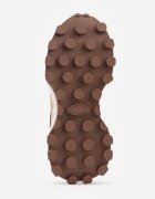goodin Sneakers cu talpă groasă cu profil și cu carâmb din piele întoarsă naturală Ligana Maro
