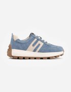 goodin Sneakers din piele întoarsă pe talpă groasă cu profil Viassoa Albaștri