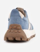 goodin Sneakers din piele întoarsă pe talpă groasă cu profil Viassoa Albaștri