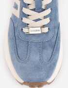 goodin Sneakers din piele întoarsă pe talpă groasă cu profil Viassoa Albaștri