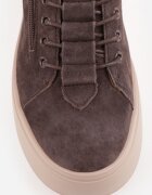 goodin Sneakers din piele întoarsă pe talpă groasă decorate cu fermoar Belko Maro
