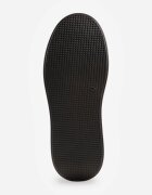 goodin Sneakers din piele întoarsă pe talpă groasă decorate cu fermoar Belko Negri