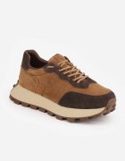 goodin Sneakers din piele naturală pe talpă groasă cu profil Velie Maro