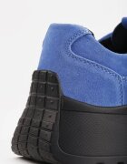 goodin Sneakers din piele pe talpă groasă cu curea și închidere metalică Cirmia Albaștri