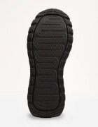 goodin Sneakers din piele pe talpă groasă cu curea și închidere metalică Cirmia Mov