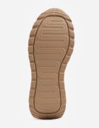 goodin Sneakers groase cu talpă groasă din piele întoarsă naturală și branț din piele Kanle Bej