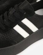 goodin Sneakers negri din piele pe talpă groasă decorați cu curele și perforații Wiefia