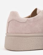 goodin Sneakers pe talpă groasă din piele întoarsă naturală cu strasuri Nehi Bej Bej Bej închis