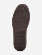 goodin Sneakers retro din piele întoarsă naturală cu branț din piele Celarge Maro