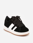 gowin Adidași Negri cu Benzi pe Laterale Vikitole