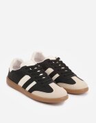 gowin Adidași Negru-Bej Plati Decorați cu Dungi Glaria