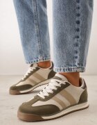 gowin Adidași Verzi cu Două Benzi Evilirea