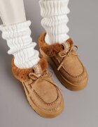 gowin Cizme de zăpadă Maro fără închidere în Stil Rustic cu Fundă și Blană Tusora