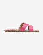 gowin Papuci Fucsia cu Decupaje și Model Geometric Purinna