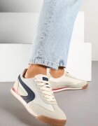 gowin Sneakers Bej-Gri în Stil Clasic Ellirianne