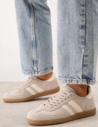 gowin Sneakers din piele în stilul tenisilor iconici Aragonna Bej