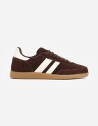 gowin Sneakers din piele în stilul tenisilor iconici Aragonna Maro