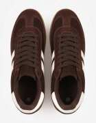 gowin Sneakers din piele în stilul tenisilor iconici Aragonna Maro