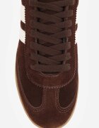 gowin Sneakers din piele în stilul tenisilor iconici Aragonna Maro