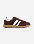 gowin Sneakers din piele în stilul tenisilor iconici Aragonna Maro