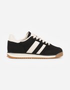 gowin Sneakers Negri cu Două Benzi Evilirea