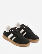 gowin Sneakers Negri cu Talpă de Cauciuc cu Motiv Geometric Vikioria