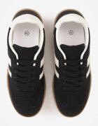 gowin Sneakers Negri cu Talpă de Cauciuc cu Motiv Geometric Vikioria