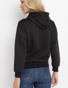 h&s Bluza Neagră Căptușită cu Glugă și Imprimeu Wes
