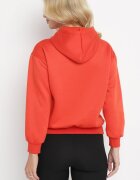 h&s Bluza Pomarańczowa cu glugă și imprimeu și manșete Apperforda